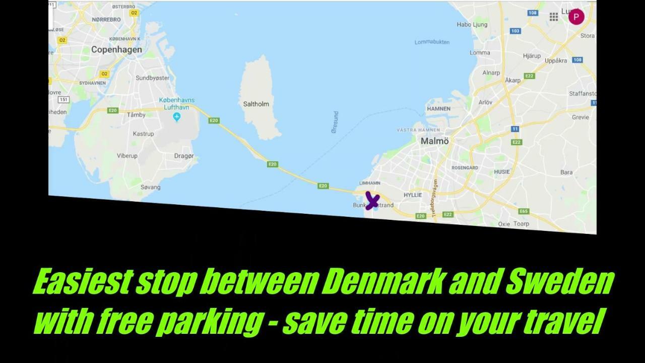 Private House Parking Garden Sea Nature Malmo Bagian luar foto